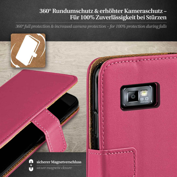 moex Book Case für Samsung Galaxy S2 Klapphülle mit Kartenfach – Weiteres Produktbild 3 moex Book Case für Samsung Galaxy S2 Klapphülle mit Kartenfach – Weiteres Produktbild 3