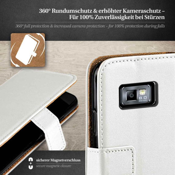 moex Book Case für Samsung Galaxy S2 Klapphülle mit Kartenfach – Weiteres Produktbild 3 moex Book Case für Samsung Galaxy S2 Klapphülle mit Kartenfach – Weiteres Produktbild 3