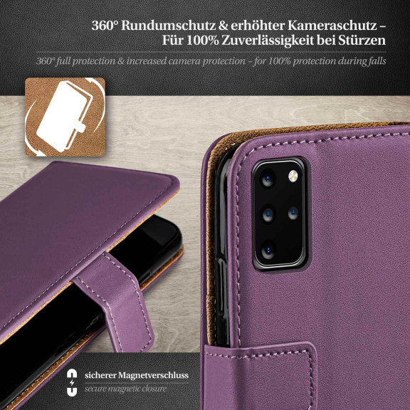 moex Book Case für Samsung Galaxy S20 Plus Klapphülle mit Kartenfach – Weiteres Produktbild 3