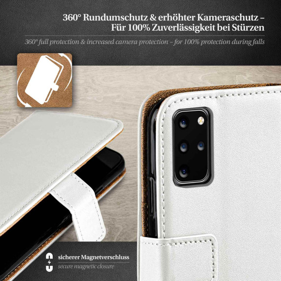 moex Book Case für Samsung Galaxy S20 Plus Klapphülle mit Kartenfach – Weiteres Produktbild 3