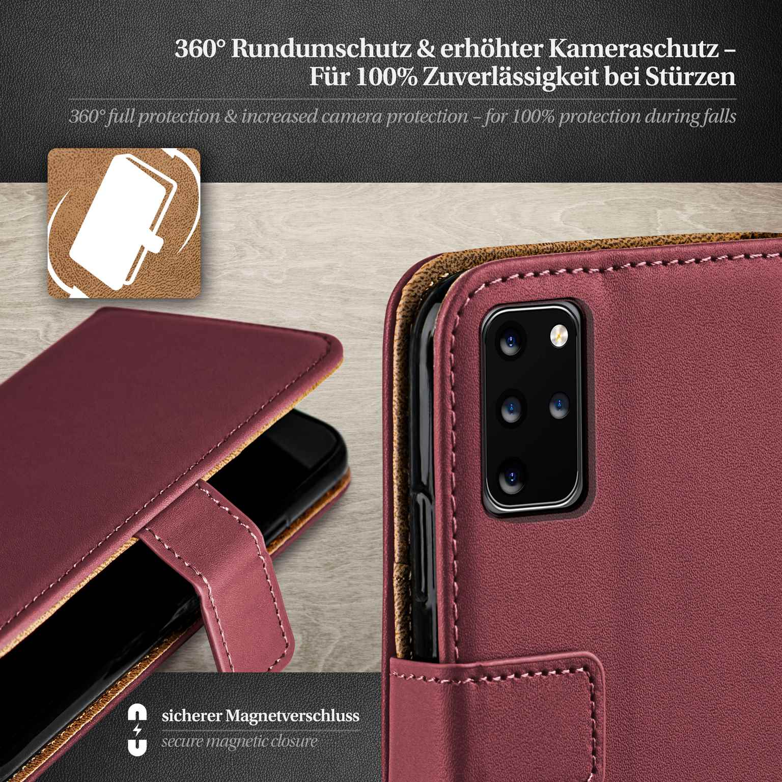 moex Book Case für Samsung Galaxy S20 Plus 5G Klapphülle mit Kartenfach – Weiteres Produktbild 3 moex Book Case für Samsung Galaxy S20 Plus 5G Klapphülle mit Kartenfach – Weiteres Produktbild 3