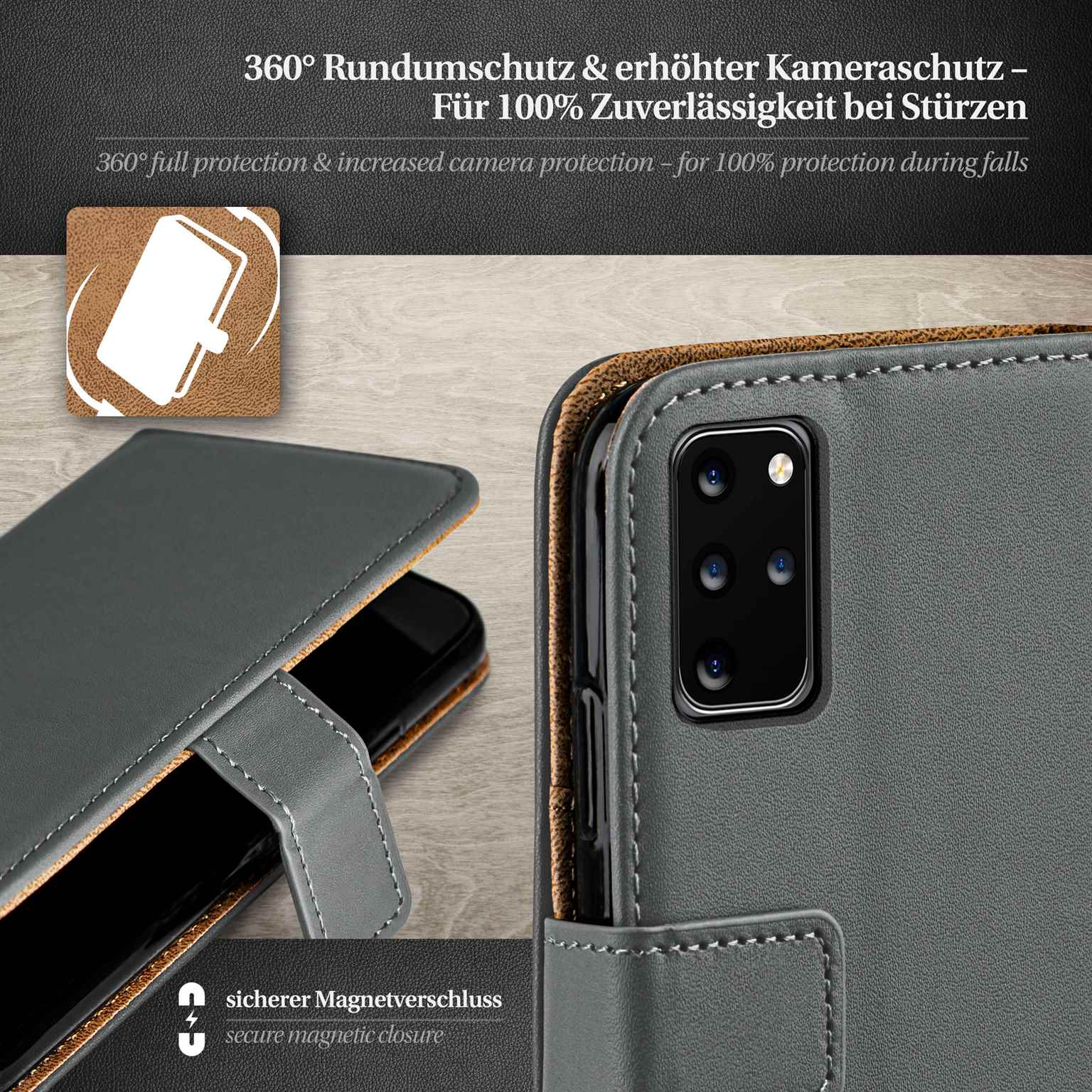 moex Book Case für Samsung Galaxy S20 Plus 5G Klapphülle mit Kartenfach – Weiteres Produktbild 3 moex Book Case für Samsung Galaxy S20 Plus 5G Klapphülle mit Kartenfach – Weiteres Produktbild 3