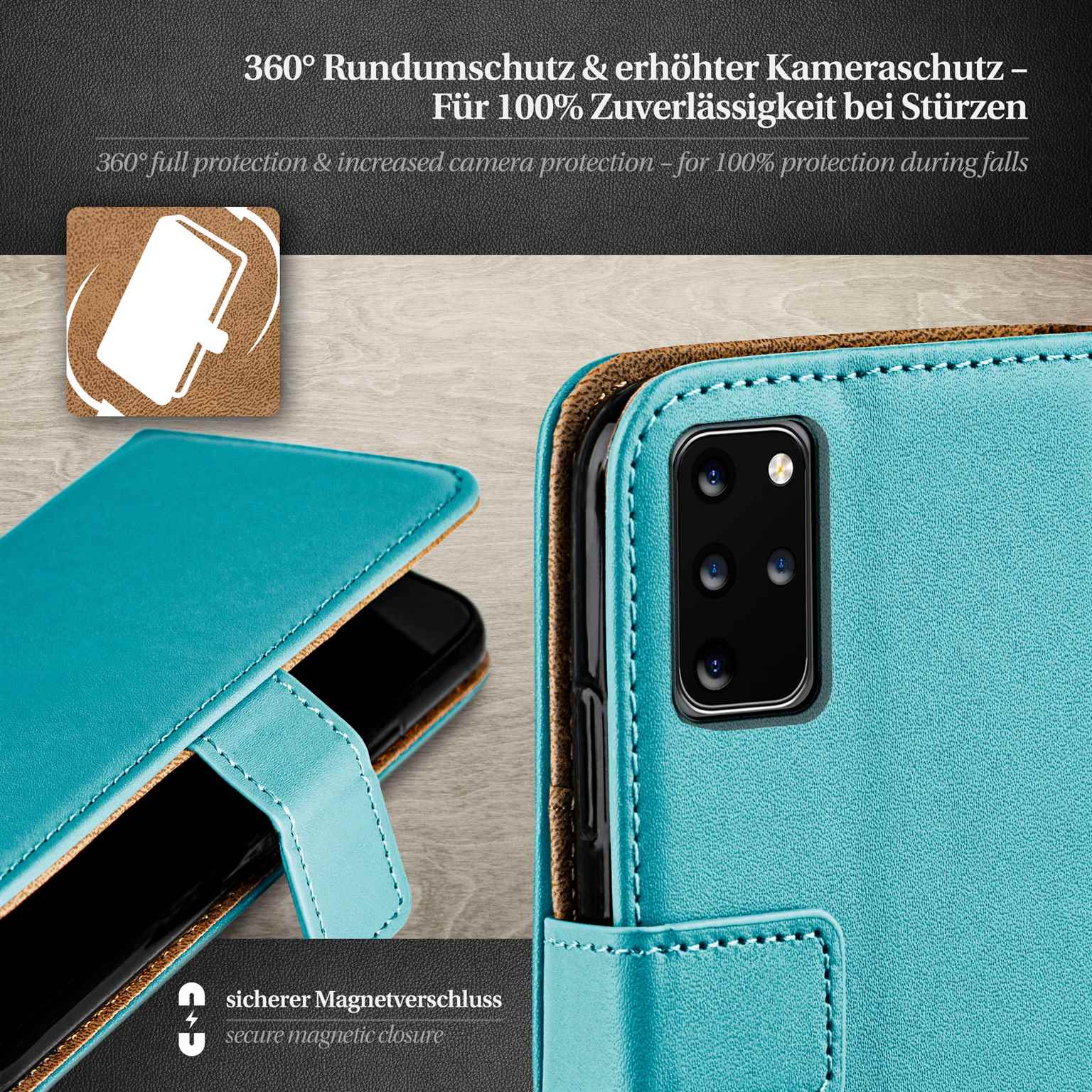 moex Book Case für Samsung Galaxy S20 Plus 5G Klapphülle mit Kartenfach – Weiteres Produktbild 3 moex Book Case für Samsung Galaxy S20 Plus 5G Klapphülle mit Kartenfach – Weiteres Produktbild 3