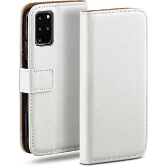 moex Book Case für Samsung Galaxy S20 Plus 5G Klapphülle mit Kartenfach – Pearl-White moex Book Case für Samsung Galaxy S20 Plus 5G Klapphülle mit Kartenfach – Pearl-White