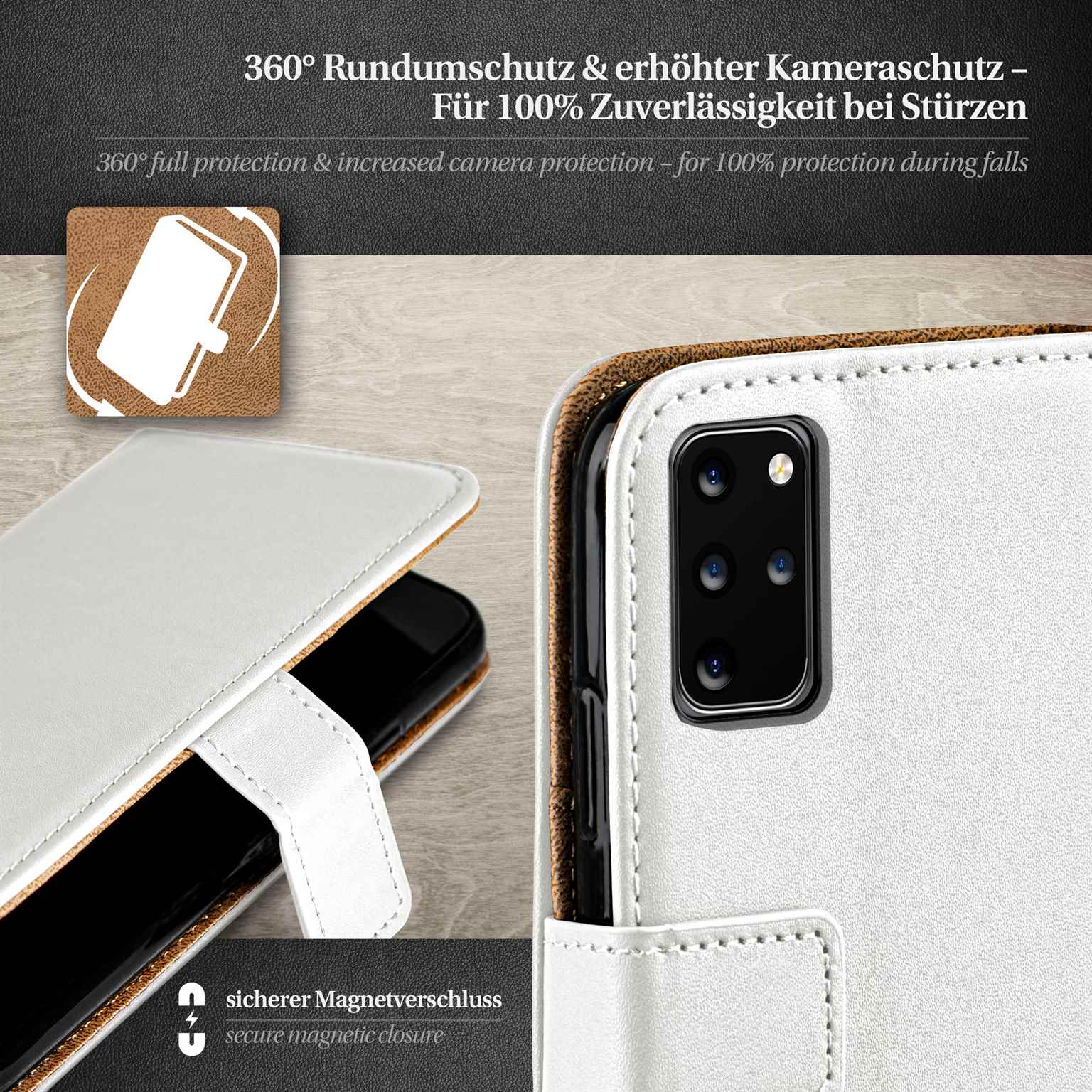moex Book Case für Samsung Galaxy S20 Plus 5G Klapphülle mit Kartenfach – Weiteres Produktbild 3 moex Book Case für Samsung Galaxy S20 Plus 5G Klapphülle mit Kartenfach – Weiteres Produktbild 3