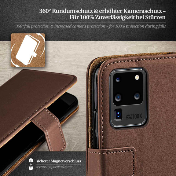 moex Book Case für Samsung Galaxy S20 Ultra Klapphülle mit Kartenfach – Weiteres Produktbild 3 moex Book Case für Samsung Galaxy S20 Ultra Klapphülle mit Kartenfach – Weiteres Produktbild 3