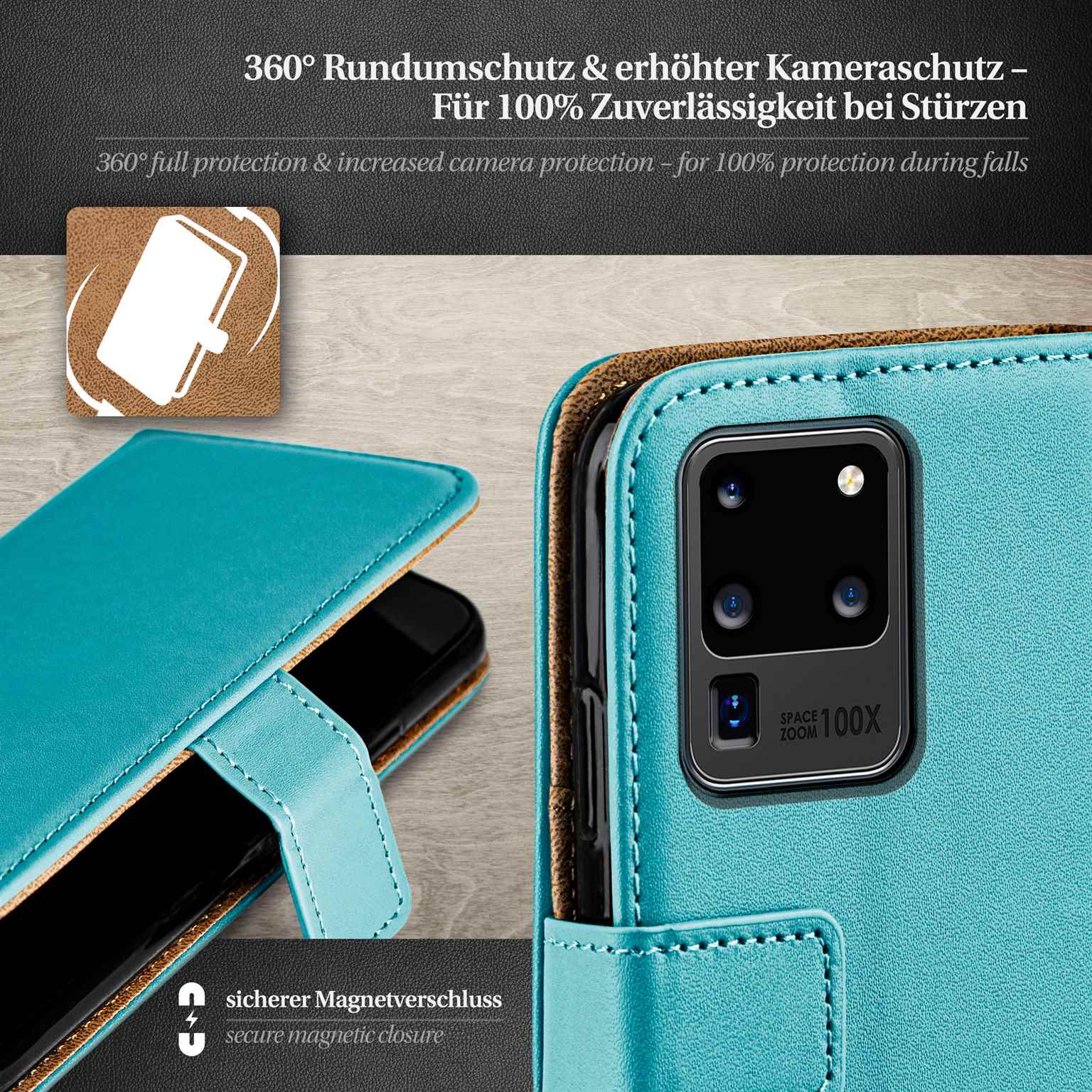 moex Book Case für Samsung Galaxy S20 Ultra 5G Klapphülle mit Kartenfach – Weiteres Produktbild 3 moex Book Case für Samsung Galaxy S20 Ultra 5G Klapphülle mit Kartenfach – Weiteres Produktbild 3