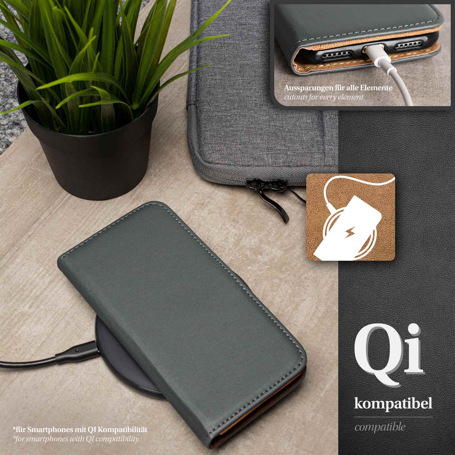 moex Book Case für Samsung Galaxy S20 5G Klapphülle mit Kartenfach – Weiteres Produktbild 6