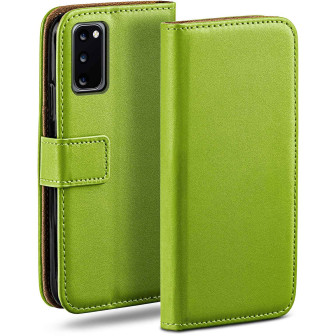 moex Book Case für Samsung Galaxy S20 5G Klapphülle mit Kartenfach – Lime-Green moex Book Case für Samsung Galaxy S20 5G Klapphülle mit Kartenfach – Lime-Green