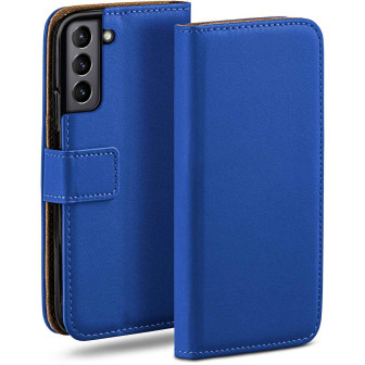 moex Book Case für Samsung Galaxy S21 FE 5G Klapphülle mit Kartenfach – Royal-Blue moex Book Case für Samsung Galaxy S21 FE 5G Klapphülle mit Kartenfach – Royal-Blue