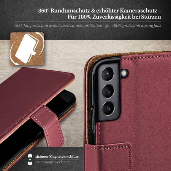 moex Book Case für Samsung Galaxy S21 FE 5G Klapphülle mit Kartenfach – Weiteres Produktbild 3 moex Book Case für Samsung Galaxy S21 FE 5G Klapphülle mit Kartenfach – Weiteres Produktbild 3