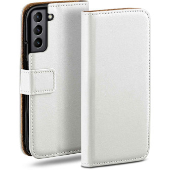 moex Book Case für Samsung Galaxy S21 FE 5G Klapphülle mit Kartenfach – Pearl-White moex Book Case für Samsung Galaxy S21 FE 5G Klapphülle mit Kartenfach – Pearl-White