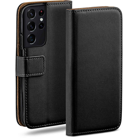 moex Book Case für Samsung Galaxy S21 Ultra Klapphülle mit Kartenfach – Weiteres Produktbild 1