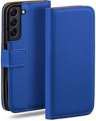 moex Book Case für Samsung Galaxy S22 Plus Klapphülle mit Kartenfach – Royal-Blue moex Book Case für Samsung Galaxy S22 Plus Klapphülle mit Kartenfach – Royal-Blue