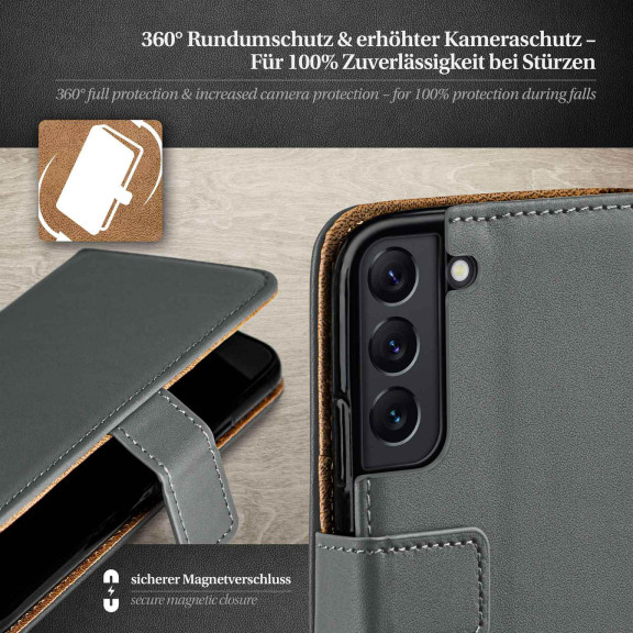 moex Book Case für Samsung Galaxy S22 Plus Klapphülle mit Kartenfach – Weiteres Produktbild 3 moex Book Case für Samsung Galaxy S22 Plus Klapphülle mit Kartenfach – Weiteres Produktbild 3