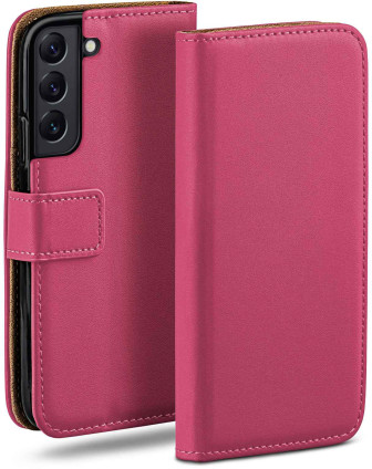 moex Book Case für Samsung Galaxy S22 Plus Klapphülle mit Kartenfach – Berry-Fuchsia moex Book Case für Samsung Galaxy S22 Plus Klapphülle mit Kartenfach – Berry-Fuchsia