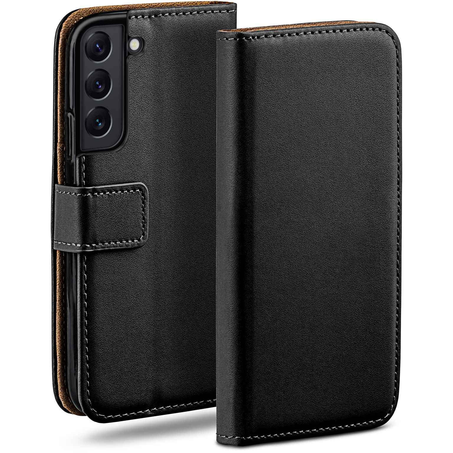 moex Book Case für Samsung Galaxy S22 Plus Klapphülle mit Kartenfach – undefined