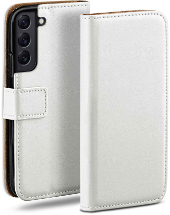 moex Book Case für Samsung Galaxy S22 Plus Klapphülle mit Kartenfach – Pearl-White moex Book Case für Samsung Galaxy S22 Plus Klapphülle mit Kartenfach – Pearl-White