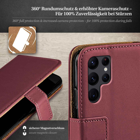 moex Book Case für Samsung Galaxy S22 Ultra Klapphülle mit Kartenfach – Weiteres Produktbild 3 moex Book Case für Samsung Galaxy S22 Ultra Klapphülle mit Kartenfach – Weiteres Produktbild 3