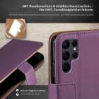 moex Book Case für Samsung Galaxy S22 Ultra Klapphülle mit Kartenfach – Weiteres Produktbild 3