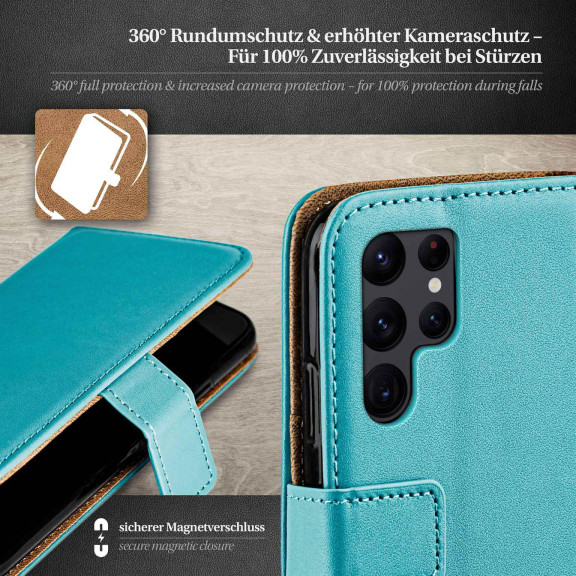 moex Book Case für Samsung Galaxy S22 Ultra Klapphülle mit Kartenfach – Weiteres Produktbild 3 moex Book Case für Samsung Galaxy S22 Ultra Klapphülle mit Kartenfach – Weiteres Produktbild 3
