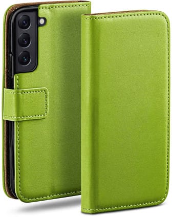 moex Book Case für Samsung Galaxy S22 Klapphülle mit Kartenfach – Lime-Green moex Book Case für Samsung Galaxy S22 Klapphülle mit Kartenfach – Lime-Green