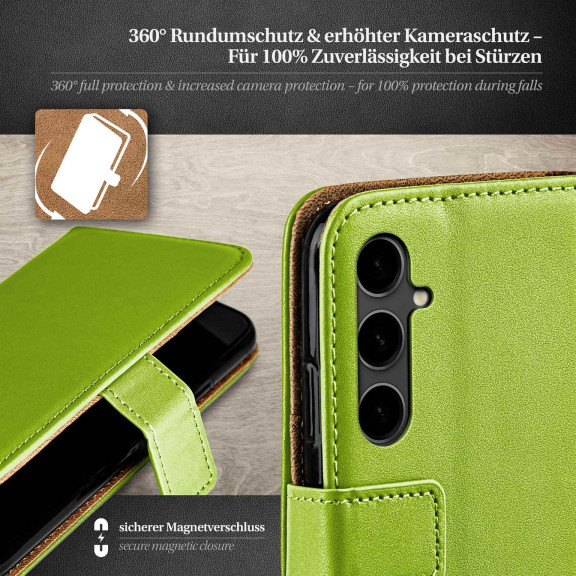 moex Book Case für Samsung Galaxy S23 FE Klapphülle mit Kartenfach – Weiteres Produktbild 3 moex Book Case für Samsung Galaxy S23 FE Klapphülle mit Kartenfach – Weiteres Produktbild 3