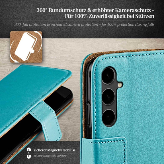 moex Book Case für Samsung Galaxy S23 FE Klapphülle mit Kartenfach – Weiteres Produktbild 3 moex Book Case für Samsung Galaxy S23 FE Klapphülle mit Kartenfach – Weiteres Produktbild 3