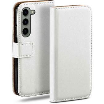 moex Book Case für Samsung Galaxy S23 Plus Klapphülle mit Kartenfach – Pearl-White moex Book Case für Samsung Galaxy S23 Plus Klapphülle mit Kartenfach – Pearl-White