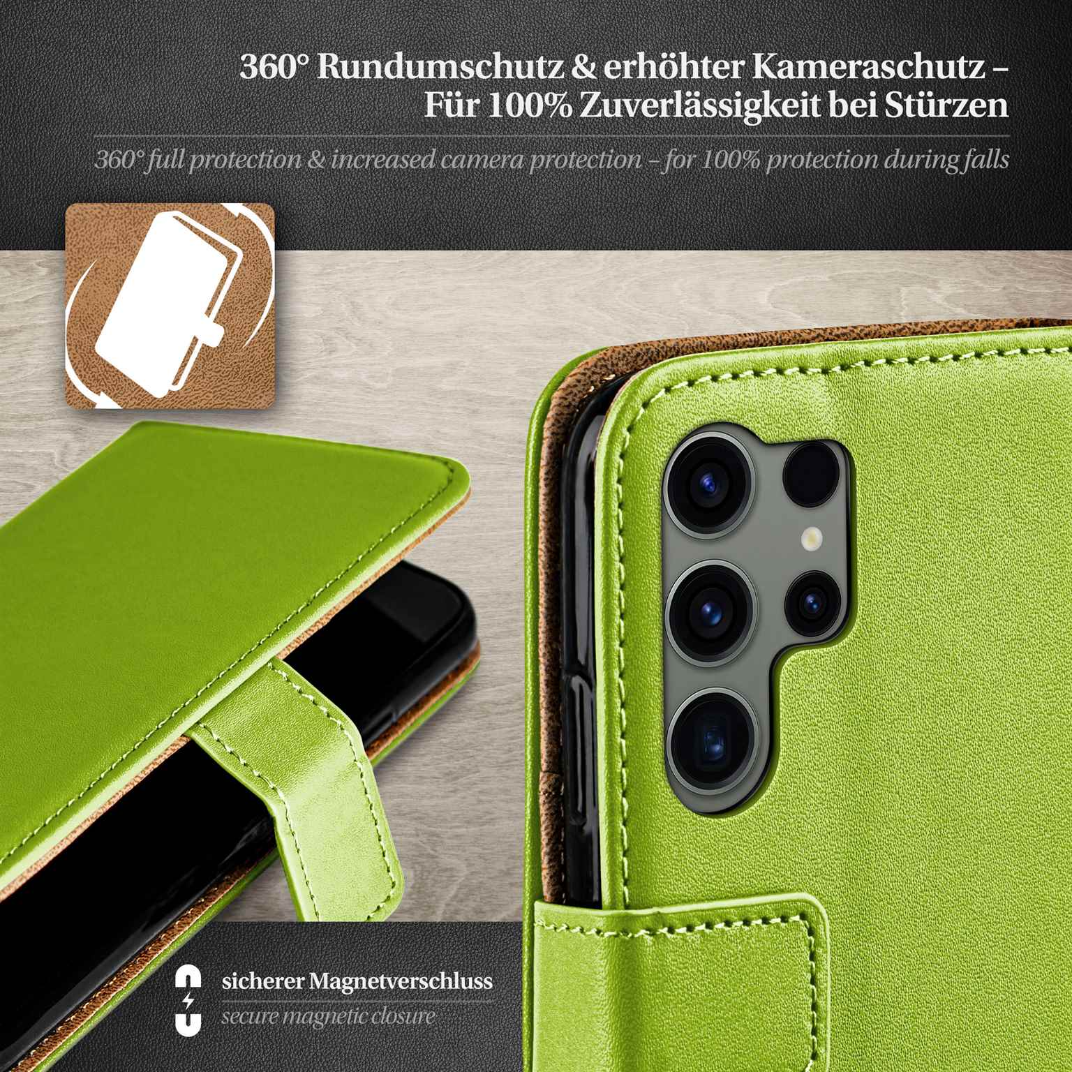 moex Book Case für Samsung Galaxy S23 Ultra Klapphülle mit Kartenfach – Weiteres Produktbild 3 moex Book Case für Samsung Galaxy S23 Ultra Klapphülle mit Kartenfach – Weiteres Produktbild 3