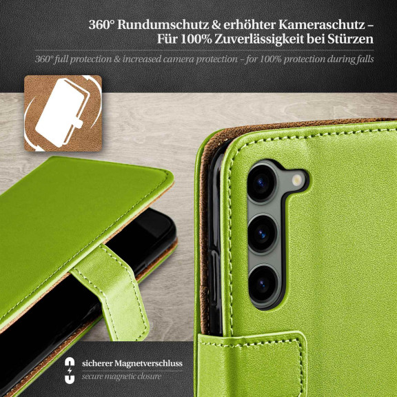 moex Book Case für Samsung Galaxy S23 Klapphülle mit Kartenfach – Weiteres Produktbild 3