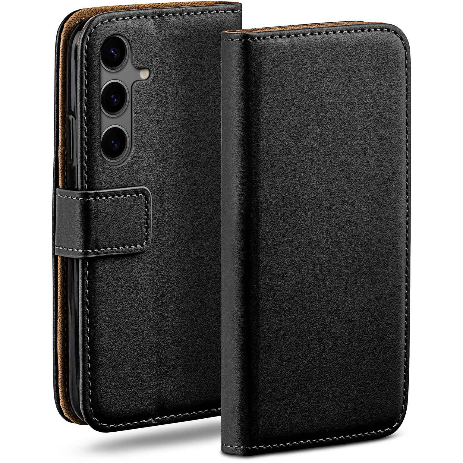 moex Book Case für Samsung Galaxy S24 FE Klapphülle mit Kartenfach – undefined