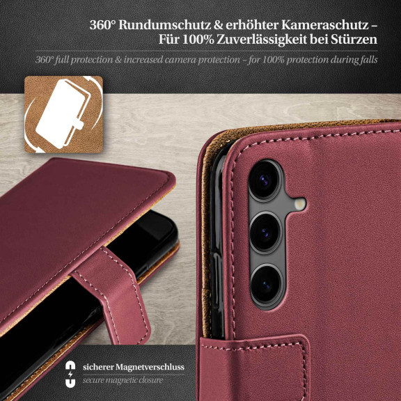 moex Book Case für Samsung Galaxy S24 Klapphülle mit Kartenfach – Weiteres Produktbild 3 moex Book Case für Samsung Galaxy S24 Klapphülle mit Kartenfach – Weiteres Produktbild 3