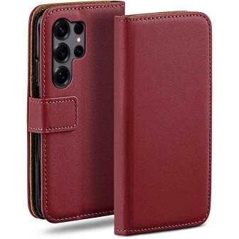 moex Book Case für Samsung Galaxy S25 Ultra Klapphülle mit Kartenfach – Bordeaux moex Book Case für Samsung Galaxy S25 Ultra Klapphülle mit Kartenfach – Bordeaux