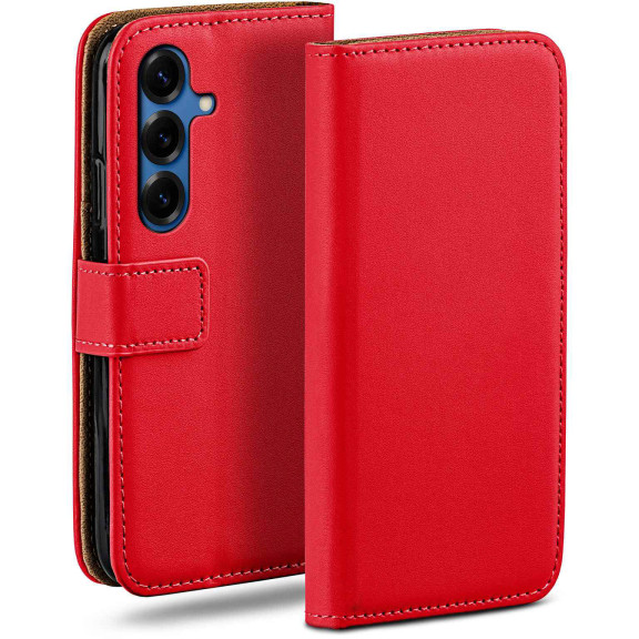 moex Book Case für Samsung Galaxy S25 Klapphülle mit Kartenfach – Weiteres Produktbild 1