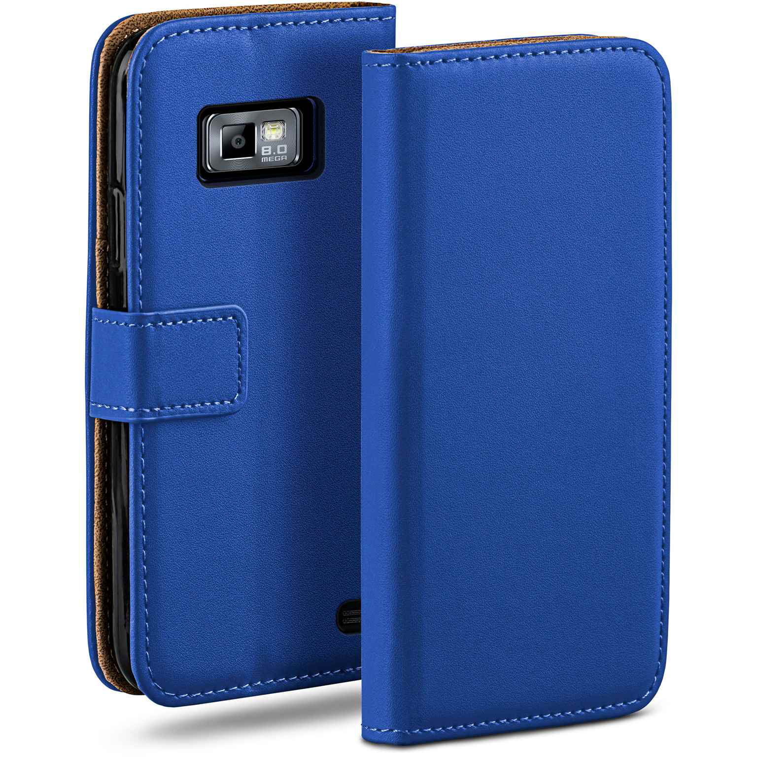 moex Book Case für Samsung Galaxy S2 Plus Klapphülle mit Kartenfach – Weiteres Produktbild 1 moex Book Case für Samsung Galaxy S2 Plus Klapphülle mit Kartenfach – Weiteres Produktbild 1