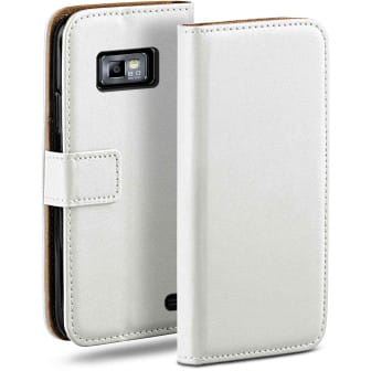 moex Book Case für Samsung Galaxy S2 Plus Klapphülle mit Kartenfach – Pearl-White moex Book Case für Samsung Galaxy S2 Plus Klapphülle mit Kartenfach – Pearl-White