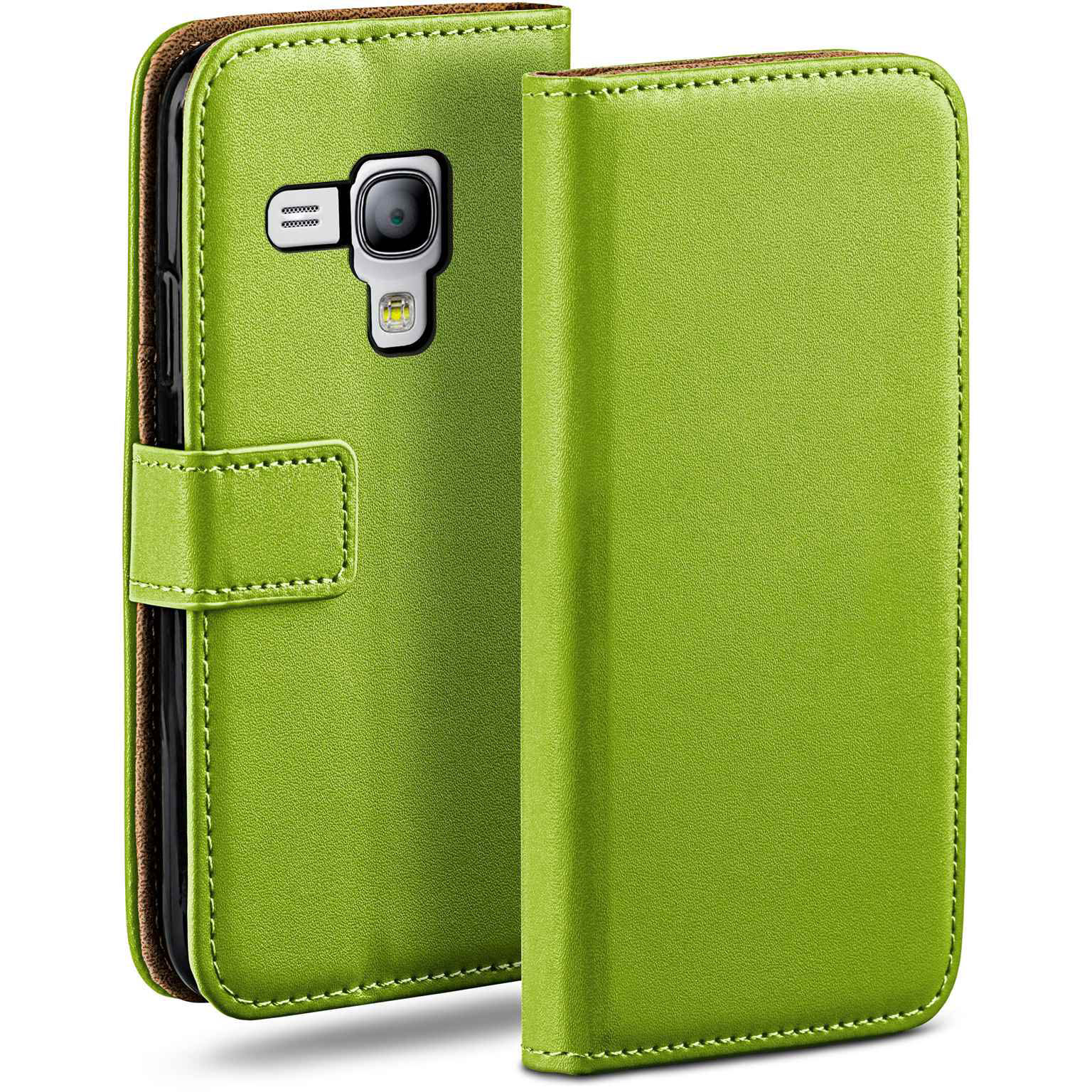 moex Book Case für Samsung Galaxy S3 Mini Klapphülle mit Kartenfach – Weiteres Produktbild 1 moex Book Case für Samsung Galaxy S3 Mini Klapphülle mit Kartenfach – Weiteres Produktbild 1