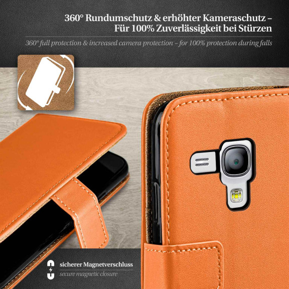 moex Book Case für Samsung Galaxy S3 Mini Klapphülle mit Kartenfach – Weiteres Produktbild 3