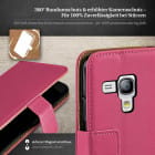 moex Book Case für Samsung Galaxy S3 Mini Klapphülle mit Kartenfach – Weiteres Produktbild 3