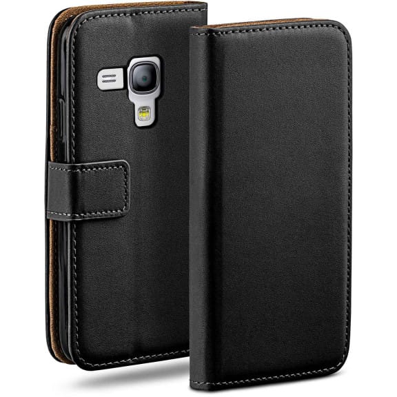 moex Book Case für Samsung Galaxy S3 Mini Klapphülle mit Kartenfach – Weiteres Produktbild 1 moex Book Case für Samsung Galaxy S3 Mini Klapphülle mit Kartenfach – Weiteres Produktbild 1