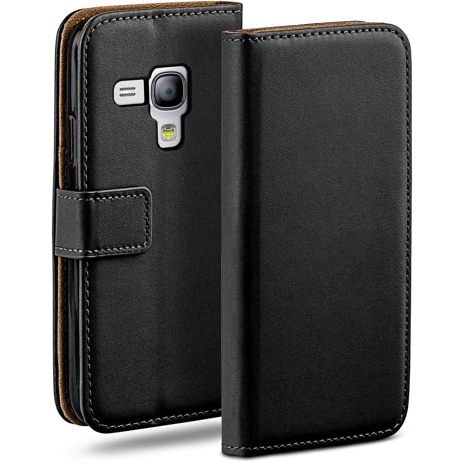 moex Book Case für Samsung Galaxy S3 Mini Klapphülle mit Kartenfach – undefined