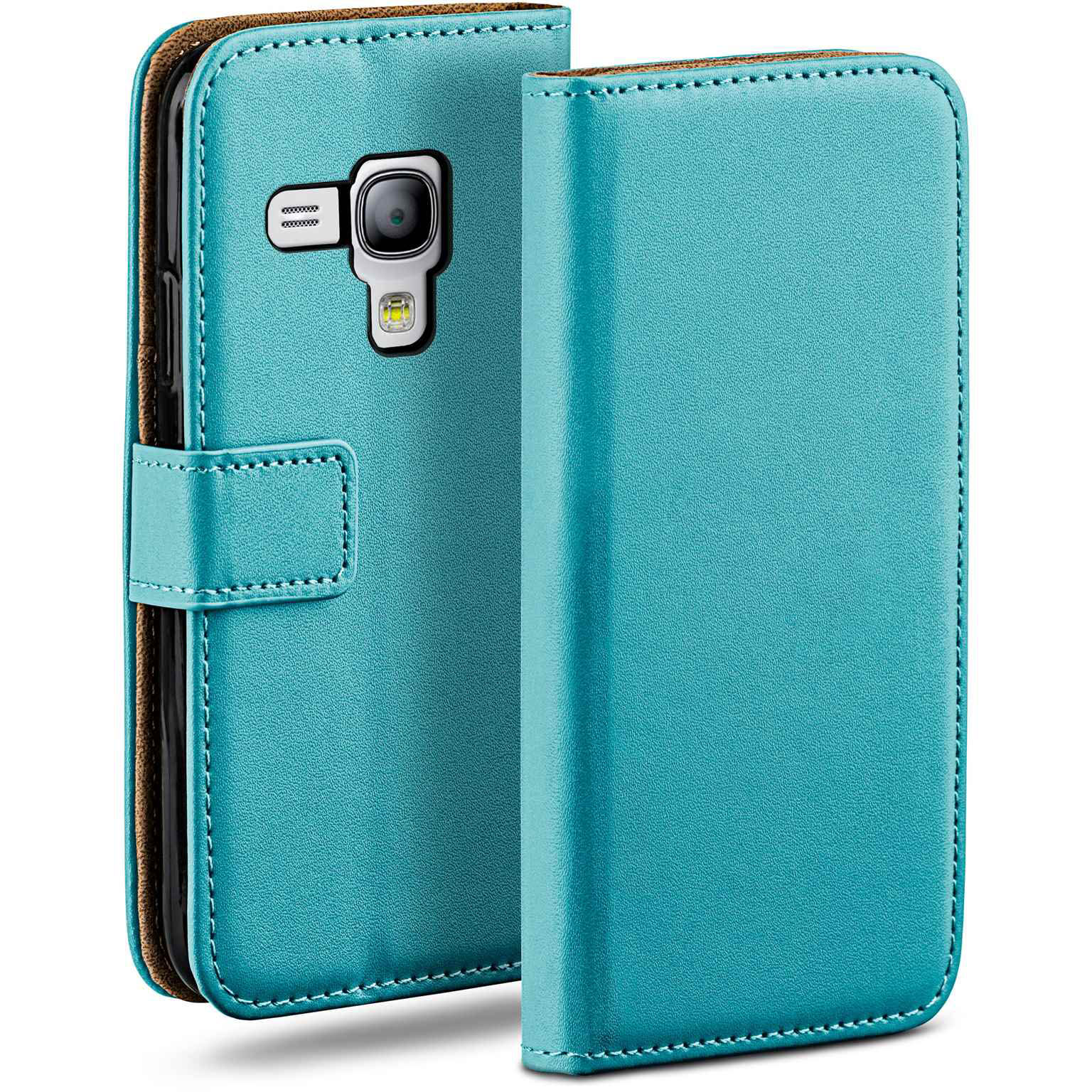 moex Book Case für Samsung Galaxy S3 Mini Klapphülle mit Kartenfach – Weiteres Produktbild 1 moex Book Case für Samsung Galaxy S3 Mini Klapphülle mit Kartenfach – Weiteres Produktbild 1