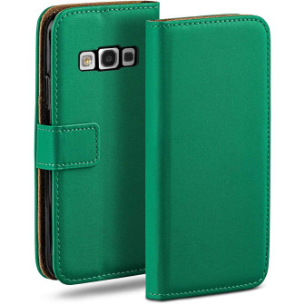 moex moex Book Case für Samsung Galaxy S3 Neo Klapphülle mit Kartenfach – Emerald-Green