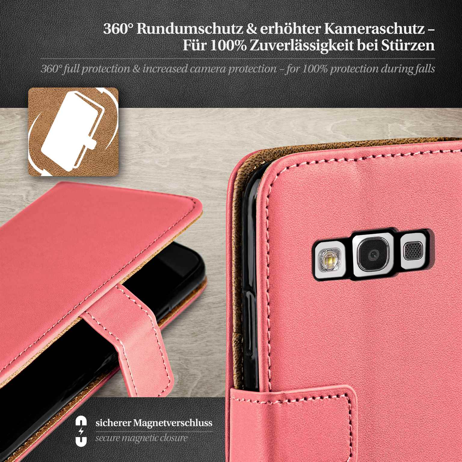 moex Book Case für Samsung Galaxy S3 Neo Klapphülle mit Kartenfach – Weiteres Produktbild 3 moex Book Case für Samsung Galaxy S3 Neo Klapphülle mit Kartenfach – Weiteres Produktbild 3