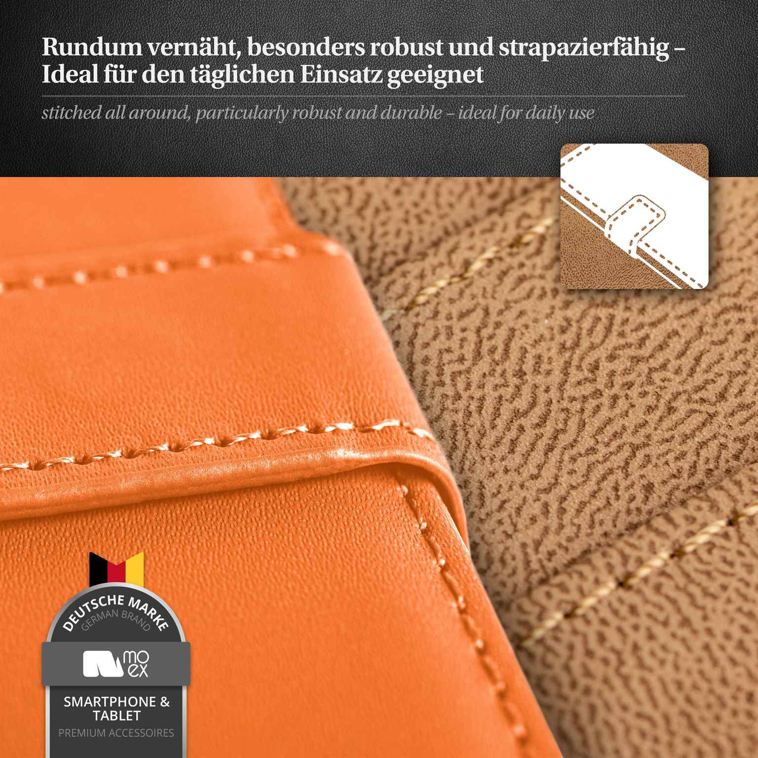 moex Book Case für Samsung Galaxy S4 Mini Klapphülle mit Kartenfach – Weiteres Produktbild 4