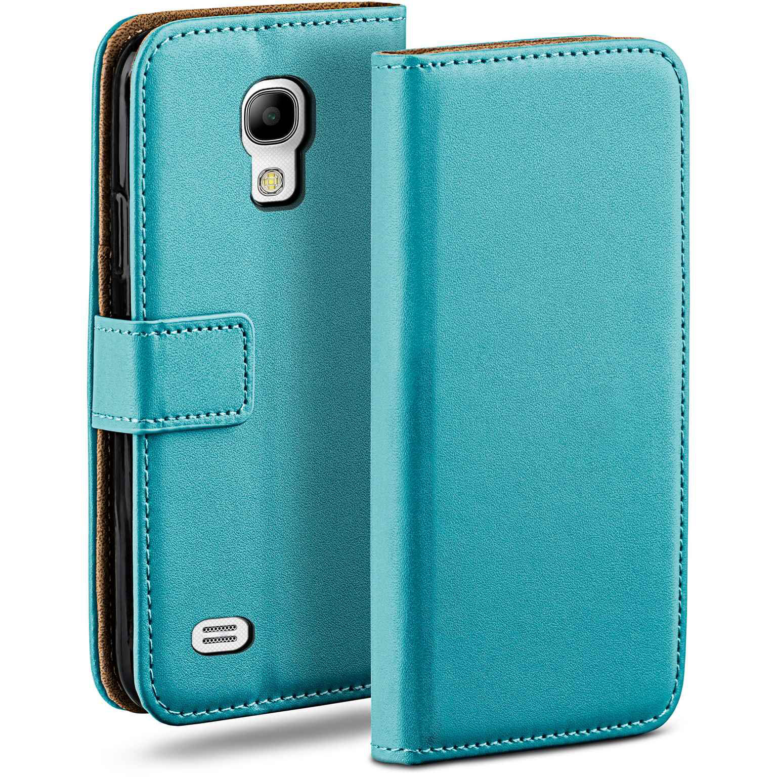moex Book Case für Samsung Galaxy S4 Mini Klapphülle mit Kartenfach Hauptbild