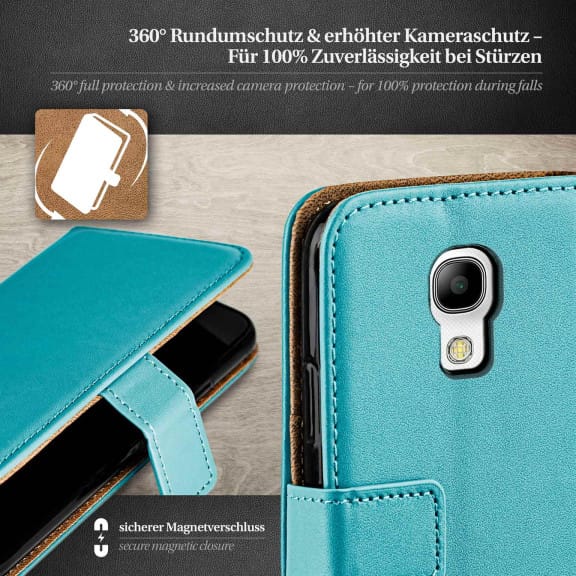 moex Book Case für Samsung Galaxy S4 Mini Klapphülle mit Kartenfach – Weiteres Produktbild 3 moex Book Case für Samsung Galaxy S4 Mini Klapphülle mit Kartenfach – Weiteres Produktbild 3