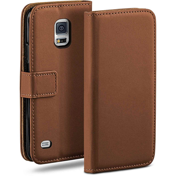 moex Book Case für Samsung Galaxy S5 Mini Klapphülle mit Kartenfach – Weiteres Produktbild 1