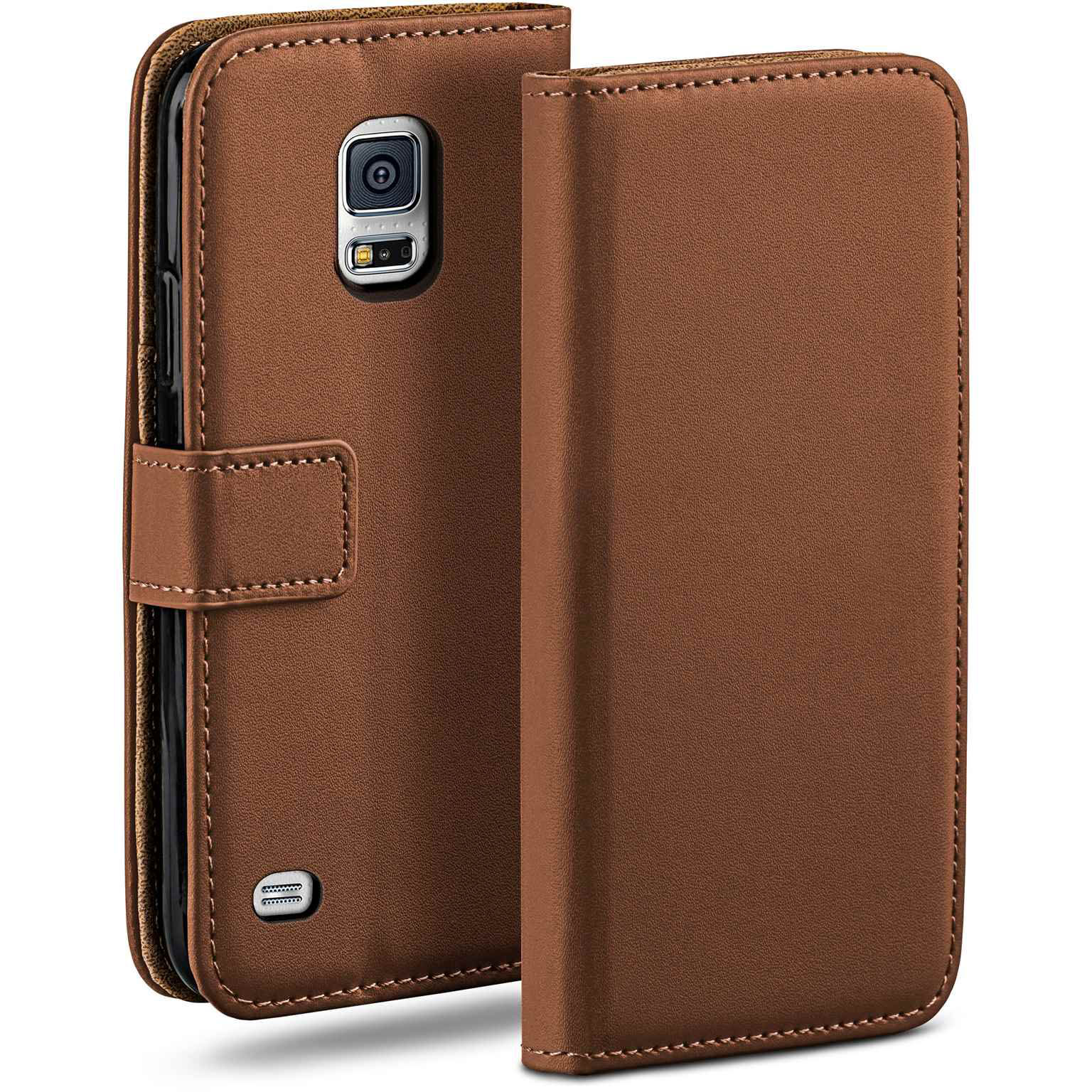 moex Book Case für Samsung Galaxy S5 Mini Klapphülle mit Kartenfach – Weiteres Produktbild 1 moex Book Case für Samsung Galaxy S5 Mini Klapphülle mit Kartenfach – Weiteres Produktbild 1